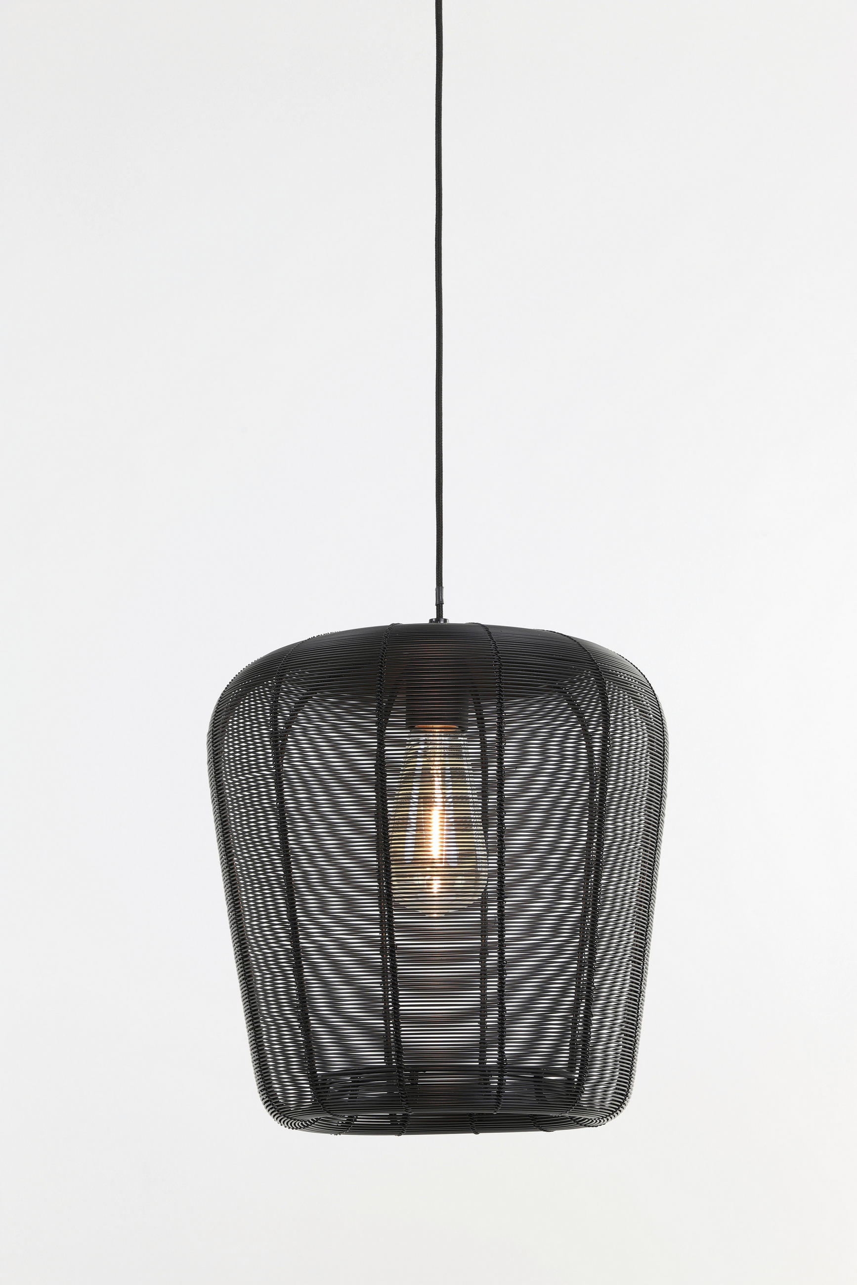 HÄNGELEUCHTE Adeta 28/28/30 cm   - Schwarz, Design, Metall (28/28/30cm) - Light & Living