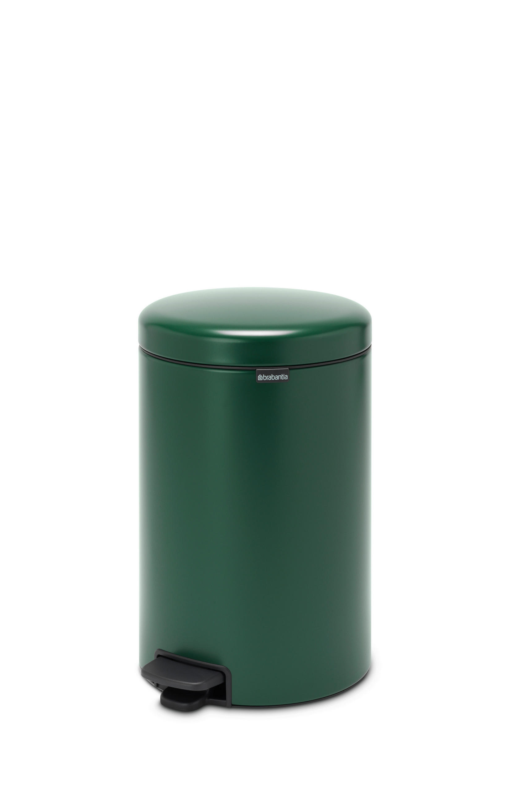 PEDÁLOS SZEMETES  - fekete/zöld, Basics, műanyag/fém (20l) - Brabantia