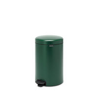 PEDÁLOS SZEMETES  - fekete/zöld, Basics, műanyag/fém (20l) - Brabantia