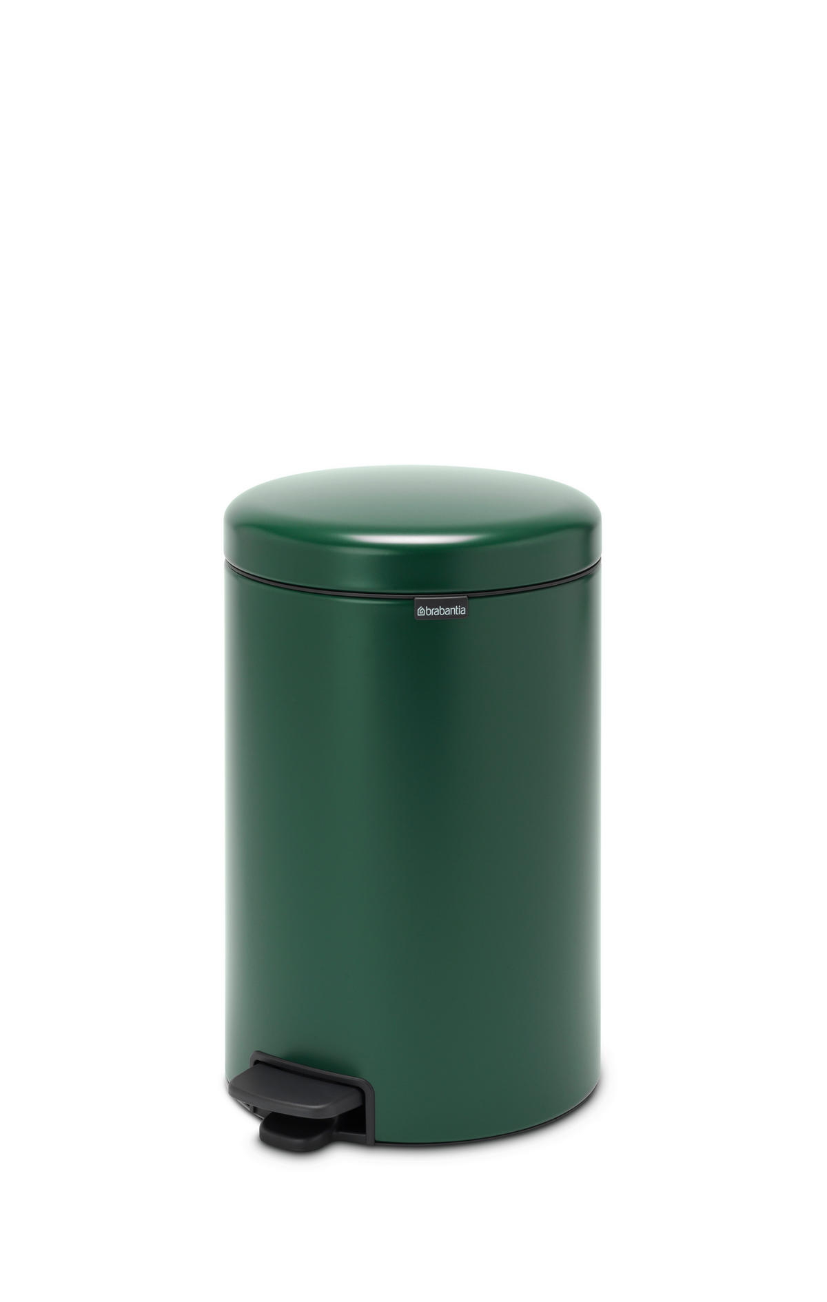 PEDÁLOS SZEMETES  - fekete/zöld, Basics, műanyag/fém (20l) - Brabantia