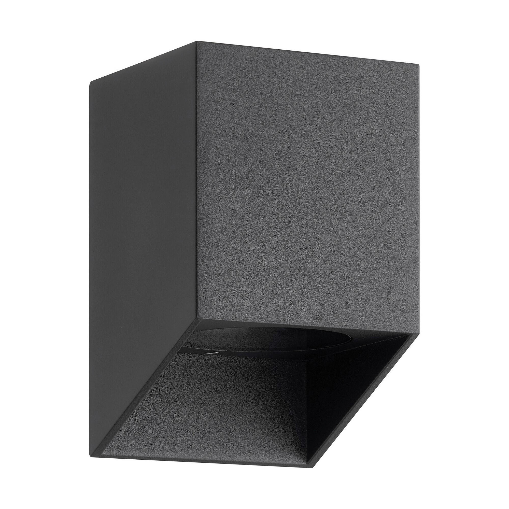 AUßENWANDLEUCHTE 8/12/9,5 cm   - Schwarz, Design, Metall (8/12/9,5cm) - Nordlux