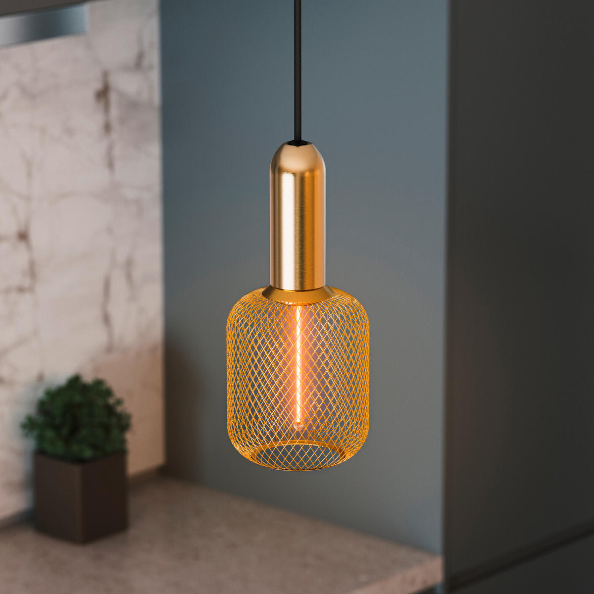 LED-FILAMENT-LEUCHTMITTEL   E27 3,5 W  - Goldfarben, KONVENTIONELL, Metall (10/16,2cm) - Osram