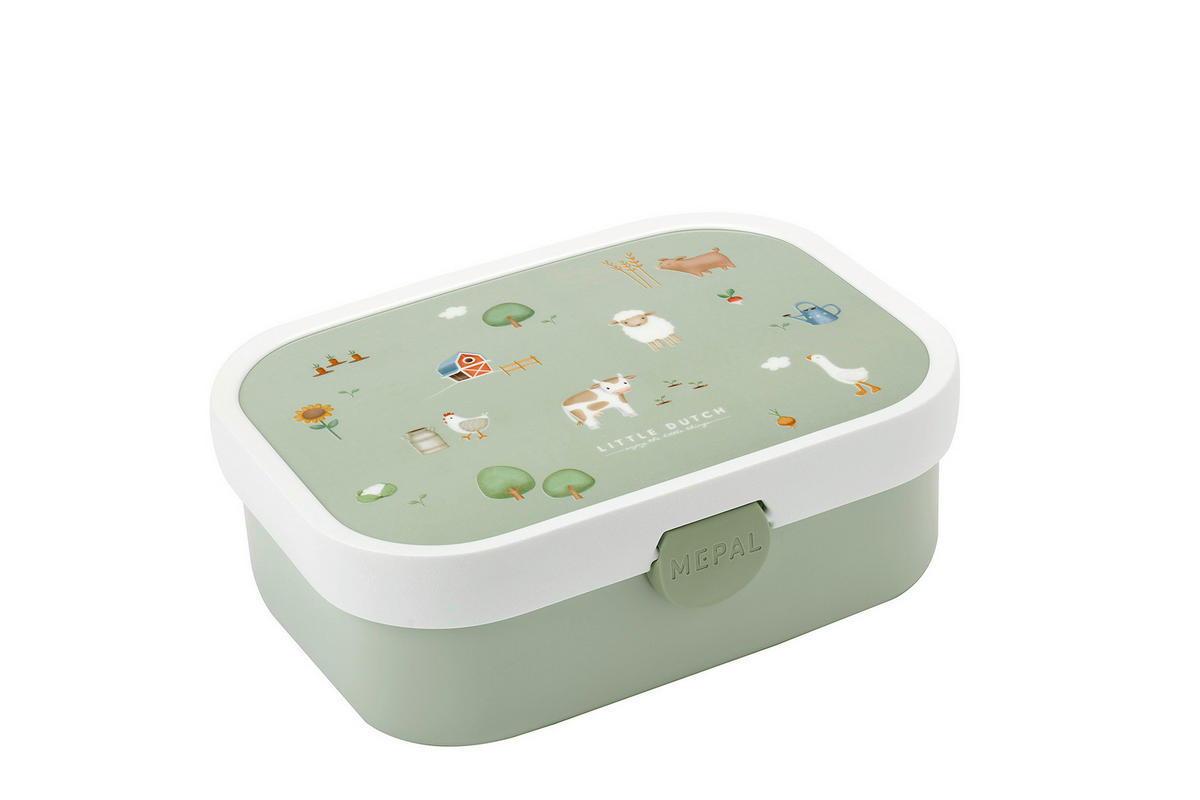 SVAČINOVÝ BOX - zelená, Konvenční, plast (17.8/13.2/6.1cm) - Mepal