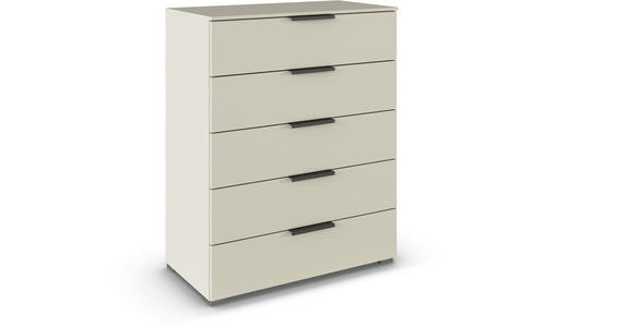 KOMMODE 80/100/42 cm in Champagner - Champagner/Graphitfarben, Trend, Holzwerkstoff/Metall (80/100/42cm) - Novel
