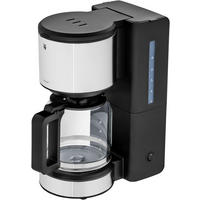 FILTERKAFFEEMASCHINE Stelio  - Edelstahlfarben/Schwarz, Design, Glas (25/17/34,1cm) - WMF