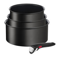 SADA HRNCOV, 3-dielne - čierna, Design, kov - Tefal