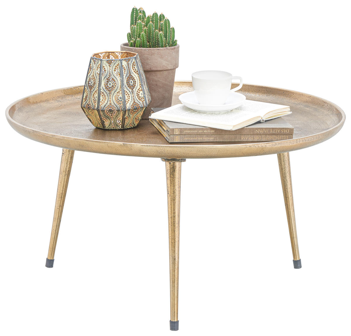 COUCHTISCH Metall 75/75/40 cm  - Goldfarben, Lifestyle, Metall (75/75/40cm) - Ambia Home