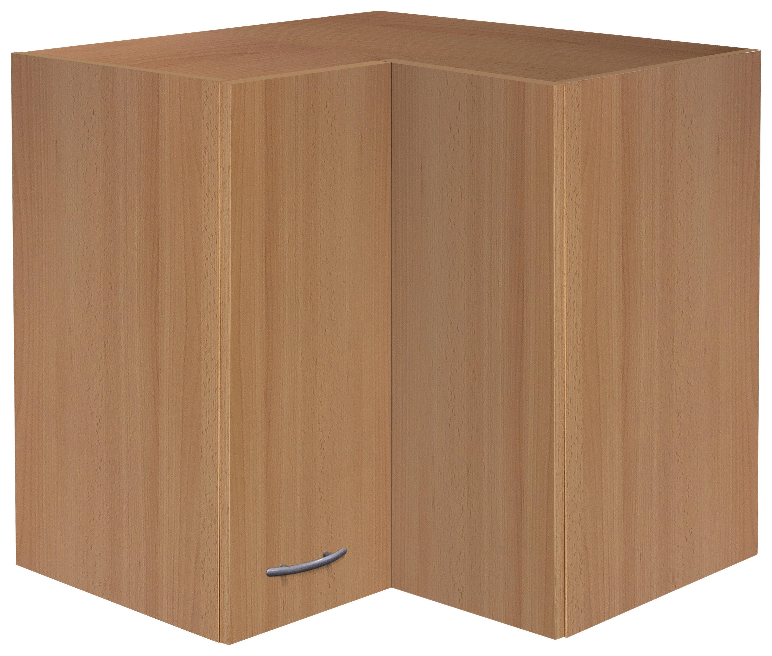 ECKOBERSCHRANK 60/54/32 cm in Buchefarben - Edelstahlfarben/Buchefarben, MODERN, Holzwerkstoff/Kunststoff (60/54/32cm) - FlexWell