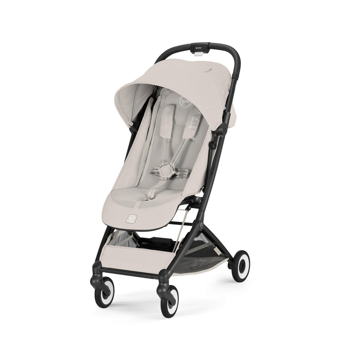 BUGGY ORFEO BLK  - Hellgrau/Schwarz, Basics, Kunststoff/Textil (77/52/102cm) - cybex GOLD