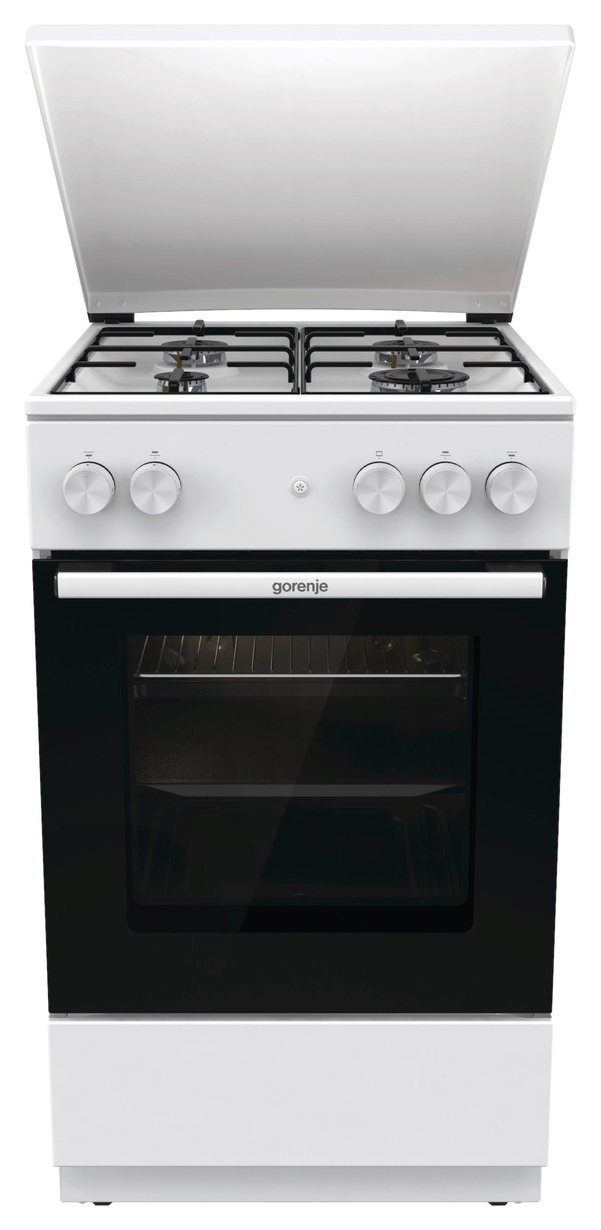 HERD GG5A13WH  - Weiß, Trend, Glas/Kunststoff (50/85/59,4cm) - Gorenje