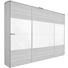 SCHWEBETÜRENSCHRANK 3-türig Sonoma Eiche, Weiß - Alufarben/Weiß, KONVENTIONELL, Glas/Holzwerkstoff (315/229/62cm) - Xora SCHWEBETÜRENSCHRANK 3-türig Sonoma Eiche, Weiß - Alufarben/Weiß, KONVENTIONELL, Glas/Holzwerkstoff (315/229/62cm) - Xora
