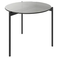 BEISTELLTISCH in Glas 60/60/45 cm  - Anthrazit, Design, Glas/Metall (60/60/45cm) - Joop!