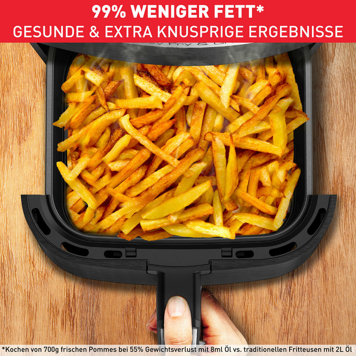 FRITTEUSE 4,2 L  - Schwarz, Basics, Kunststoff (4,2l) - Tefal