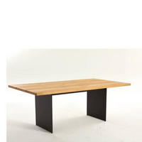 ESSTISCH Eiche furniert rechteckig Anthrazit, Eichefarben  - Eichefarben/Anthrazit, Design, Holz/Metall (200/110/75cm) - Venjakob