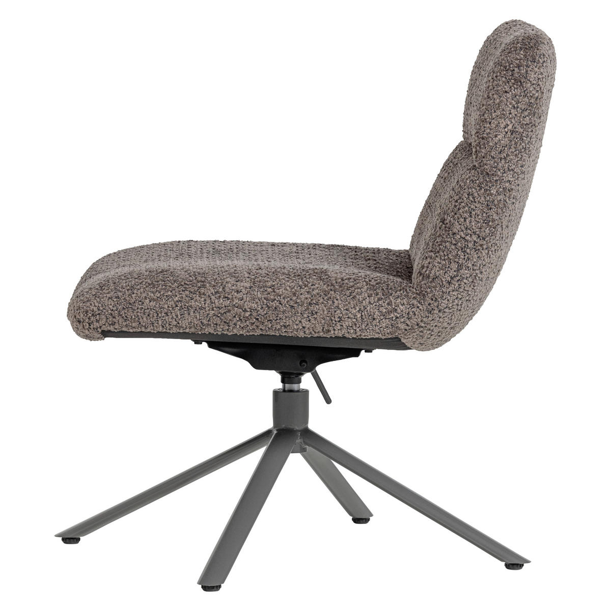 SESSEL in Teddystoff Braun  - Braun, MODERN, Textil/Metall (73/82/62cm) - Livetastic