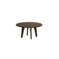 MATBORD i trä 150/150/74 cm   - mocca/ekfärgad, Design, trä (150/150/74cm) - Skovby