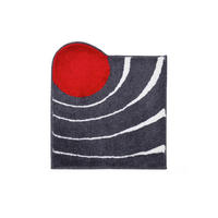 PREDLOŽKA PRED BIDET, 60/60 cm - antracitová, Basics, textil/plast (60/60cm) - Grund