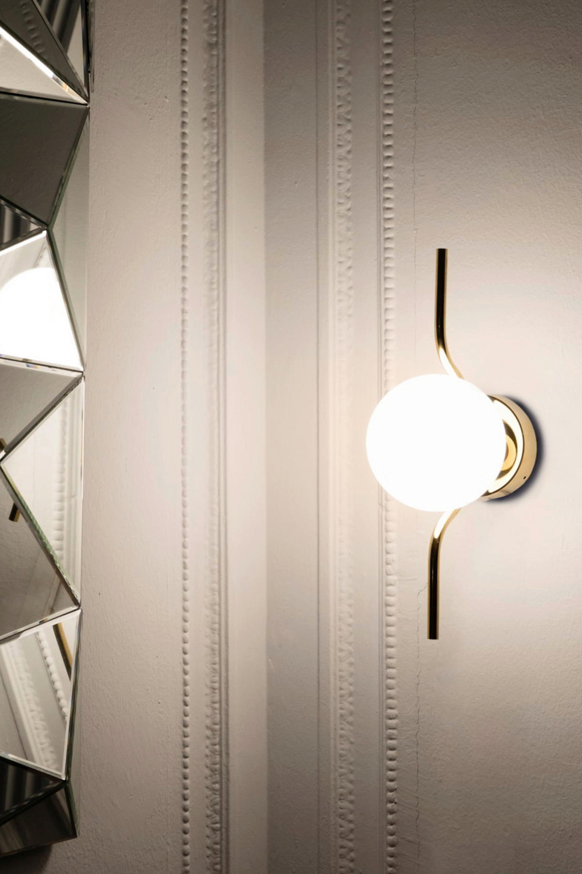 LED-WANDLEUCHTE 14/19/40 cm   - Goldfarben, LIFESTYLE, Metall (14/19/40cm)