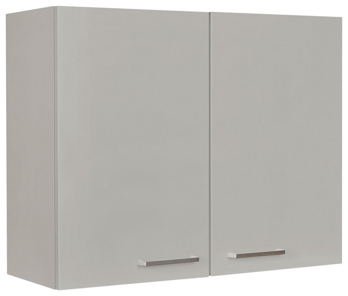 KÜCHENOBERSCHRANK 90/72/35 cm  in Grau  - Edelstahlfarben/Grau, MODERN, Holzwerkstoff (90/72/35cm) - Nobilia