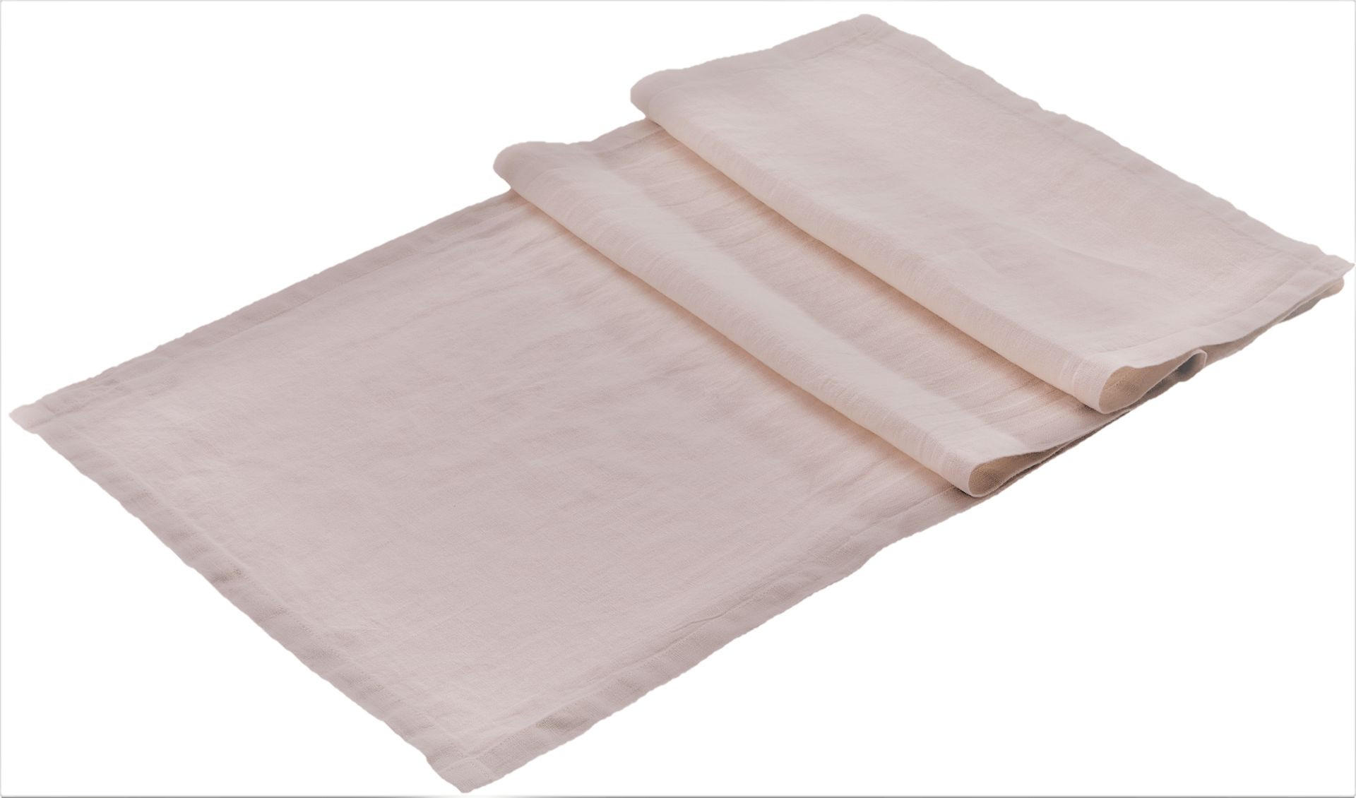 TISCHLÄUFER Lina Textil Rosa 50/140/00 cm  - Rosa, Design, Textil (50/140/00cm) - Dieter Knoll