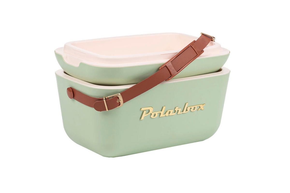 KÜHLBOX Hellgrün 20 L  - Hellgrün, Basics, Kunststoff (44,8/28,9/38,7cm) - Polarbox