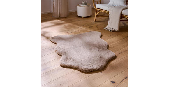 KUNSTFELL 90/110 cm Big Luna  - Taupe, Trend, Fell (90/110cm) - Novel