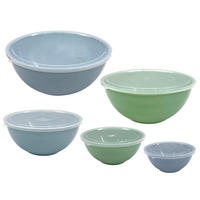 SCHÜSSELSET 5-teilig  - Blau/Transparent, Basics, Kunststoff - Homeware Profession.