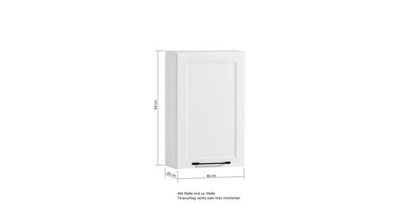 HÄNGESCHRANK 40/64/20 cm - Schwarz/Graphitfarben, KONVENTIONELL, Holzwerkstoff/Metall (40/64/20cm) - Xora