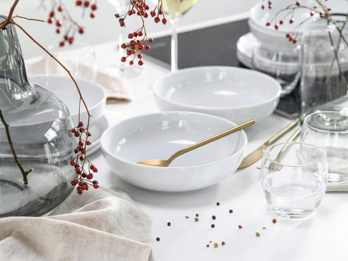 SERVIS Session White 12 delar  - vit, Basics, keramik - Creatable