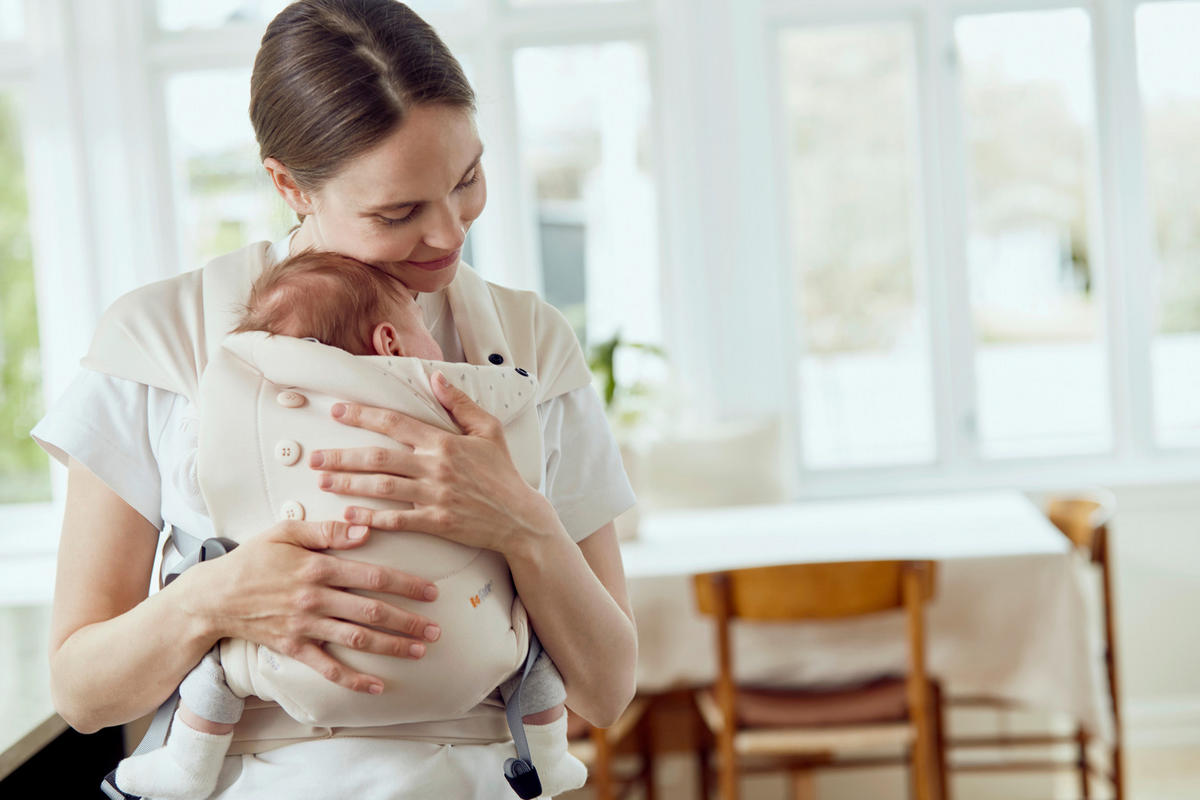 KENGURU  NEWBORN HAVEN  antracit  - antracit, Basics, tekstil (0,8kg) - Besafe