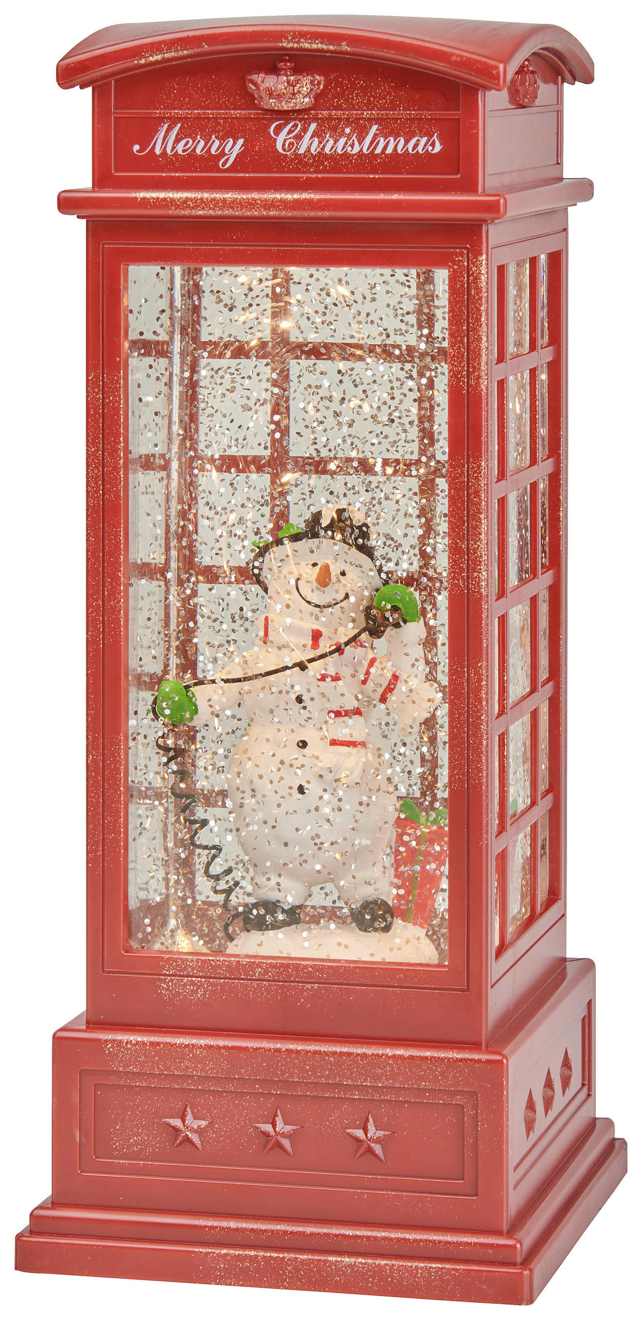 LED-DEKOLEUCHTE  - Rot, KONVENTIONELL, Kunststoff (13/13/30,5cm)