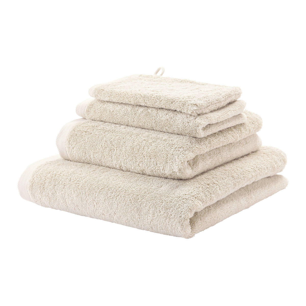 DUSCHTUCH London 70/130 cm  - Creme, Basics, Textil (70/130cm) - Aquanova