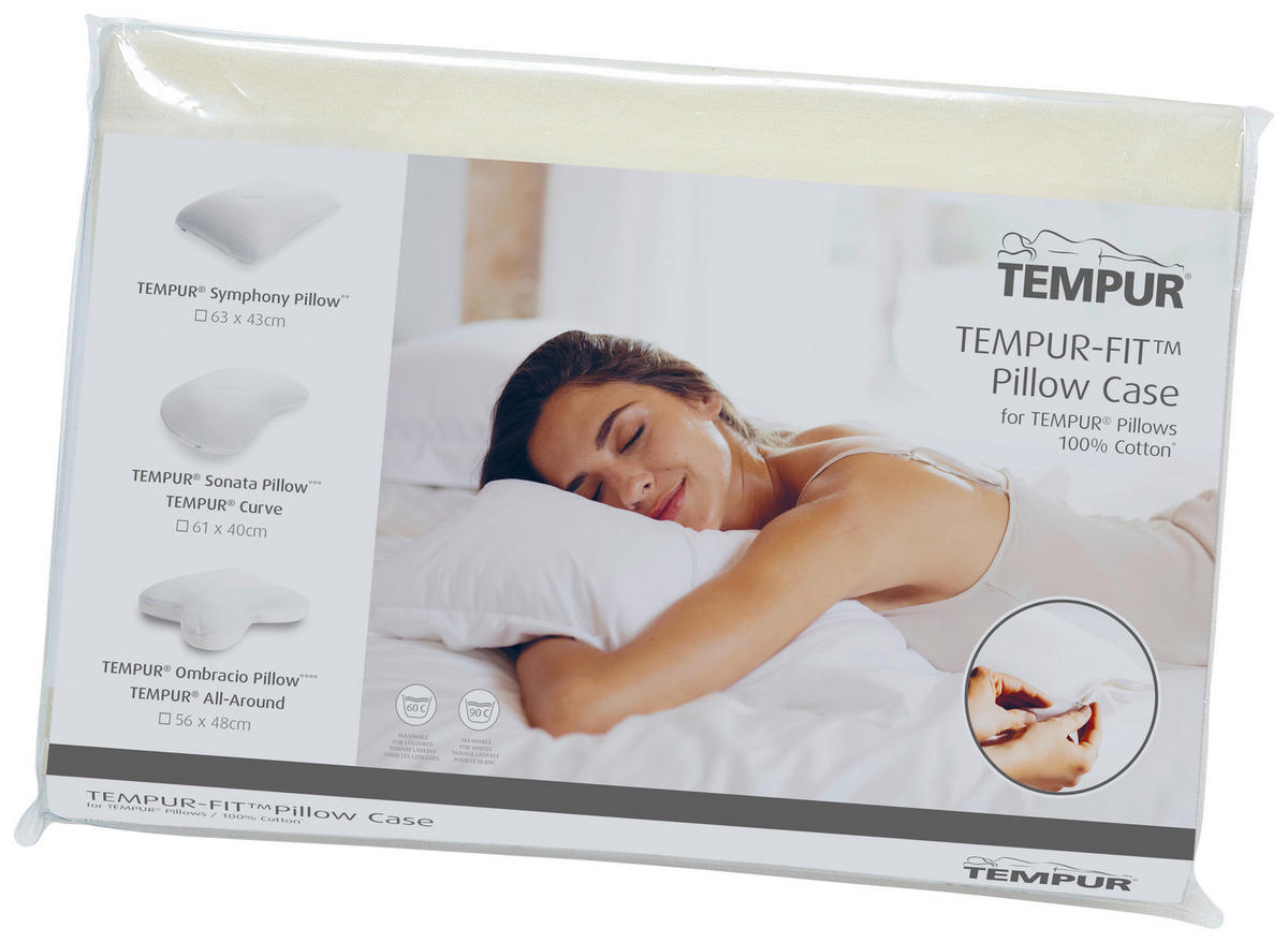 POLSTERBEZUG FÜR ARCH S/M 63/43 cm  - Beige, Basics, Textil (63/43cm) - Tempur