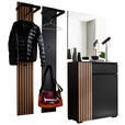 GARDEROBE 4-teilig in 170/200/38 cm - Eichefarben/Anthrazit, Design, Holz/Holzwerkstoff (170/200/38cm) - Moderano