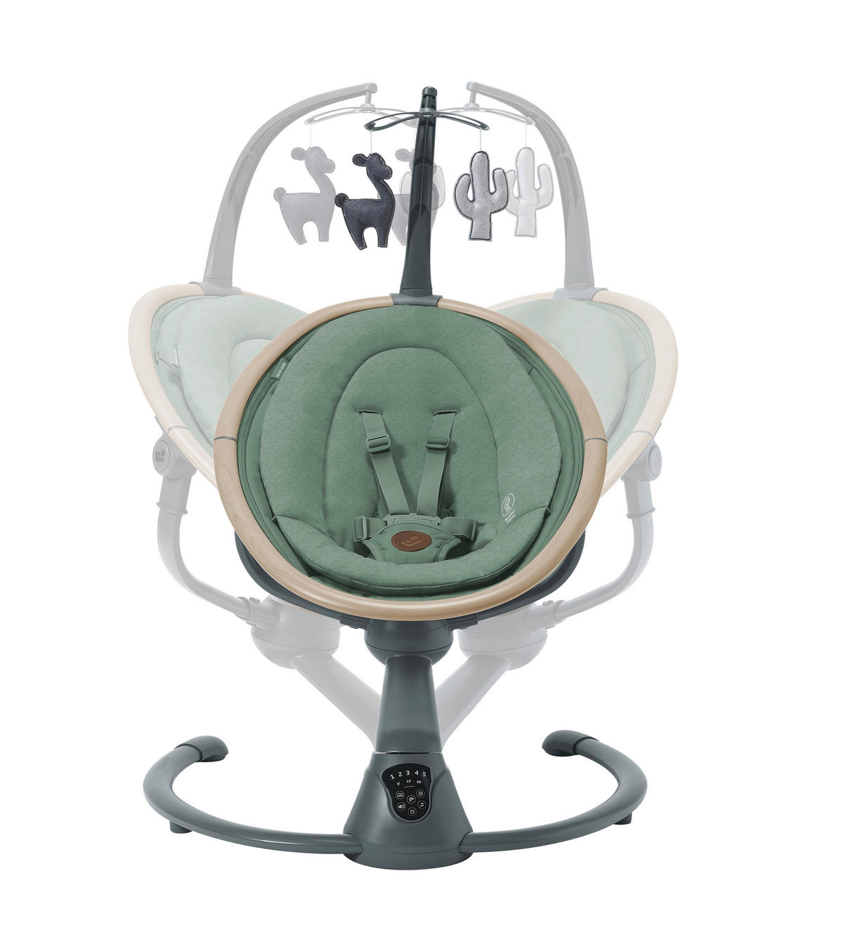 LJULJAČKA ZA BEBE  Cassia  - tamno zelena/crna, Basics, tekstil/metal (65/87,5/74cm) - Maxi-Cosi