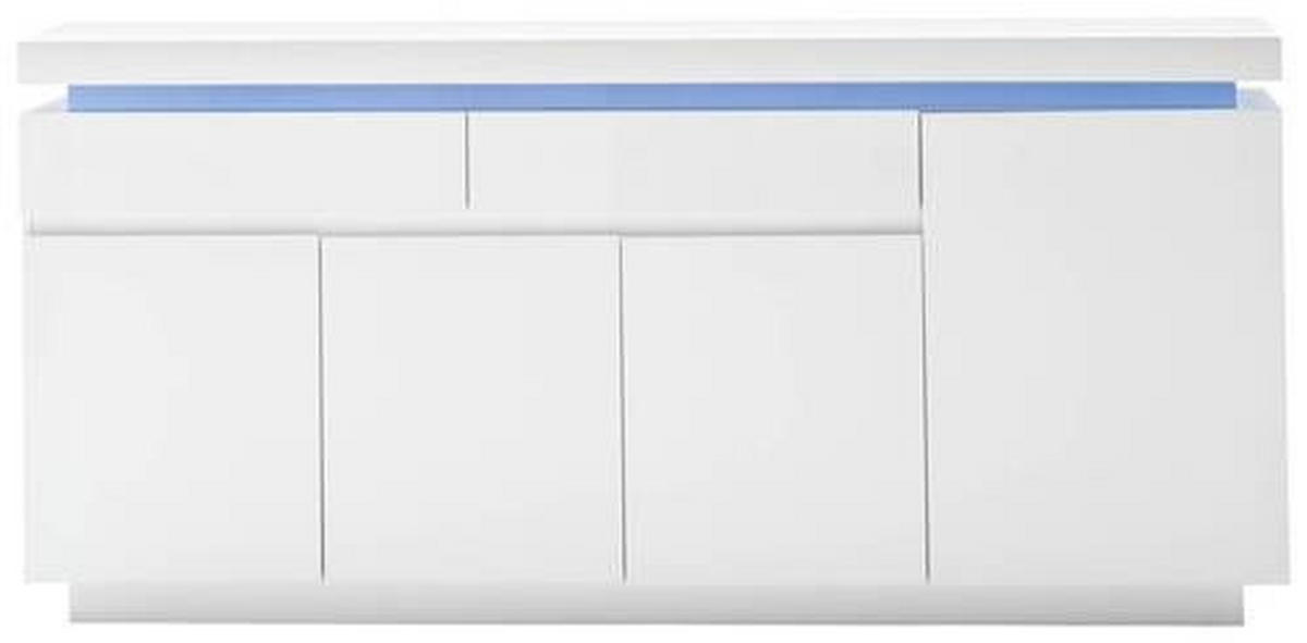 SIDEBOARD 175/81/40 cm  in Weiß Hochglanz  - Weiß Hochglanz, Design, Holzwerkstoff (175/81/40cm)