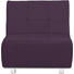 SCHLAFSESSEL in Textil Violett - Chromfarben/Violett, Design, Textil/Metall (84/88/103cm) - Novel SCHLAFSESSEL in Textil Violett - Chromfarben/Violett, Design, Textil/Metall (84/88/103cm) - Novel
