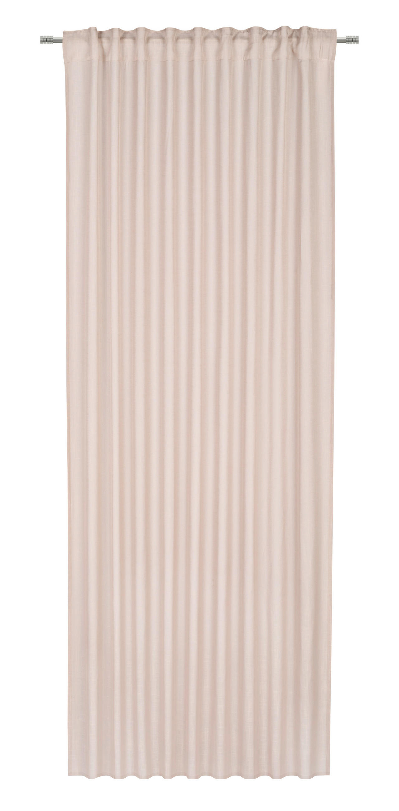 FERTIGVORHANG halbtransparent  - Taupe, Basics, Textil (140/245cm) - Boxxx