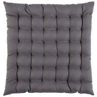 SITZKISSEN  38/38 cm   - Grau, Basics, Textil (38/38cm) - Novel