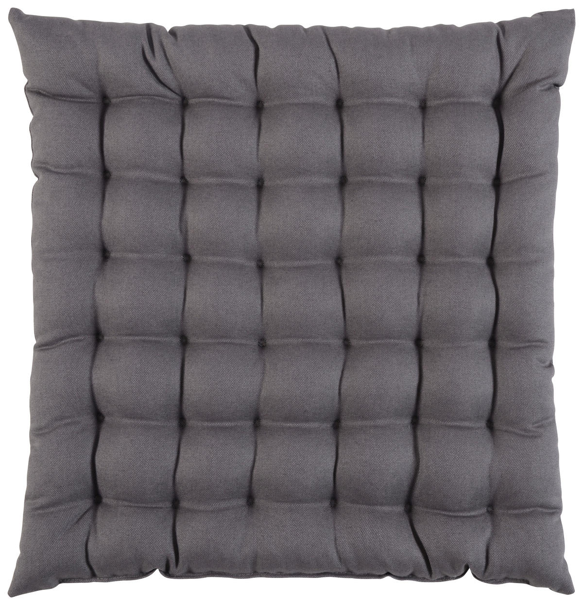 SITZKISSEN  38/38 cm   - Grau, Basics, Textil (38/38cm) - Novel