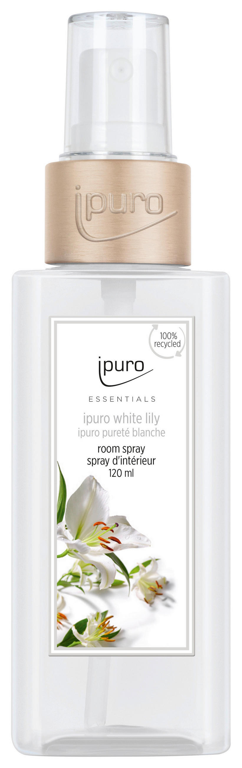 RUMSSPRAY 120 ml   - vit, Basics, glas/plast (120ml) - Ipuro