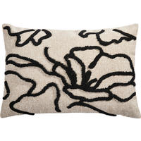 KISSENBEZUG 40/60 cm  - Beige/Schwarz, KONVENTIONELL, Textil (40/60cm) - Novel
