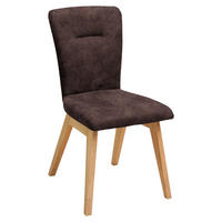 STUHL in Holz, Textil Braun  - Braun, KONVENTIONELL, Holz/Textil (46/91/66cm) - Dieter Knoll