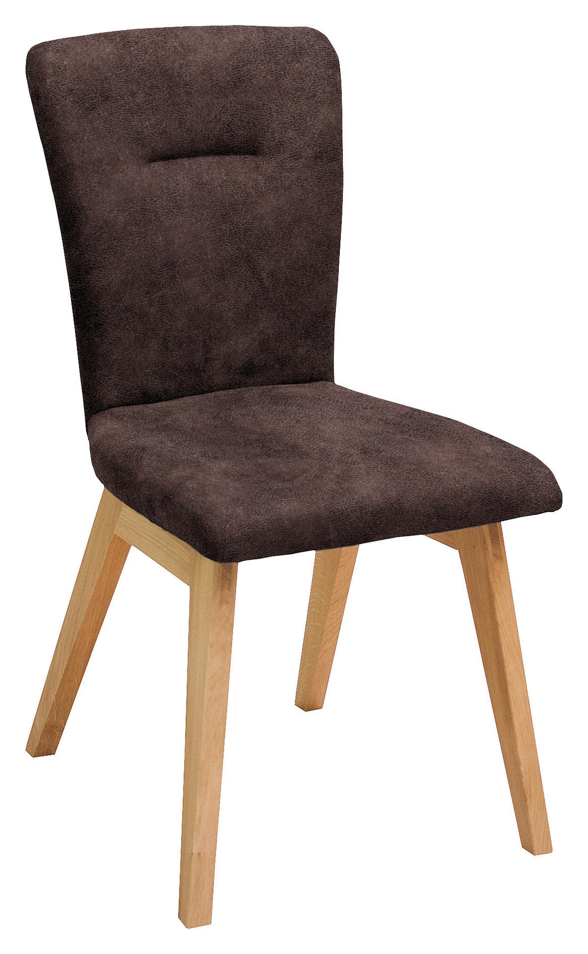 STUHL in Holz, Textil Braun  - Braun, KONVENTIONELL, Holz/Textil (46/91/66cm) - Dieter Knoll