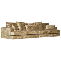 SOFFA i beige  - beige/svart, Klassisk, trä/textil (324/81/120cm) - Novel
