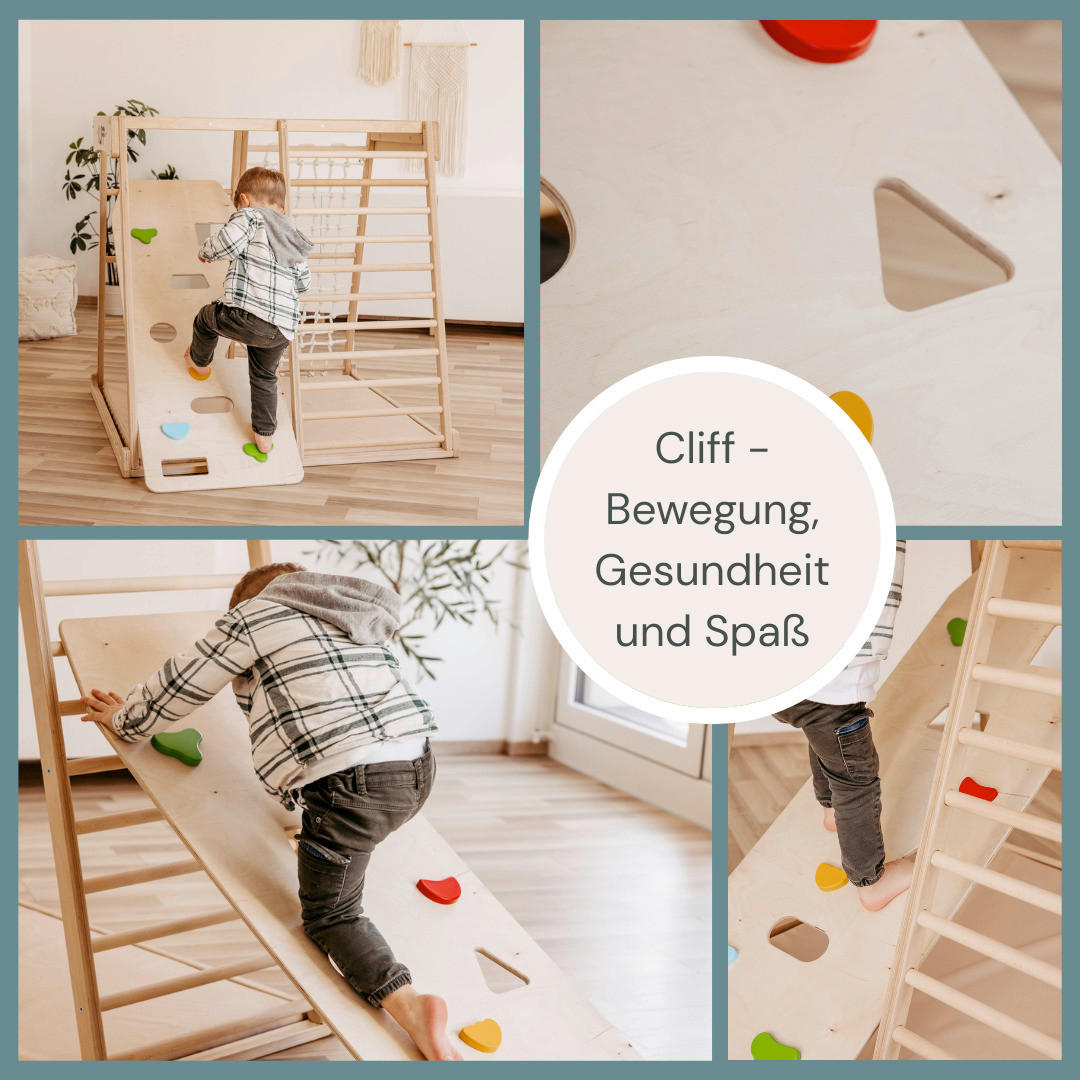 KLETTERGERÜST ZUBEHÖR - Birkefarben, Basics, Holz (140/50cm) - CLIFF