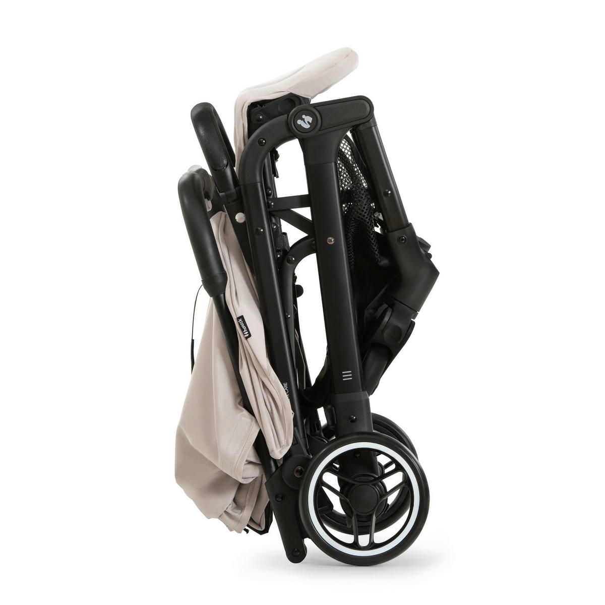 BUGGY Travel N Care  - Beige/Schwarz, Basics, Metall (86/50/104cm) - Hauck