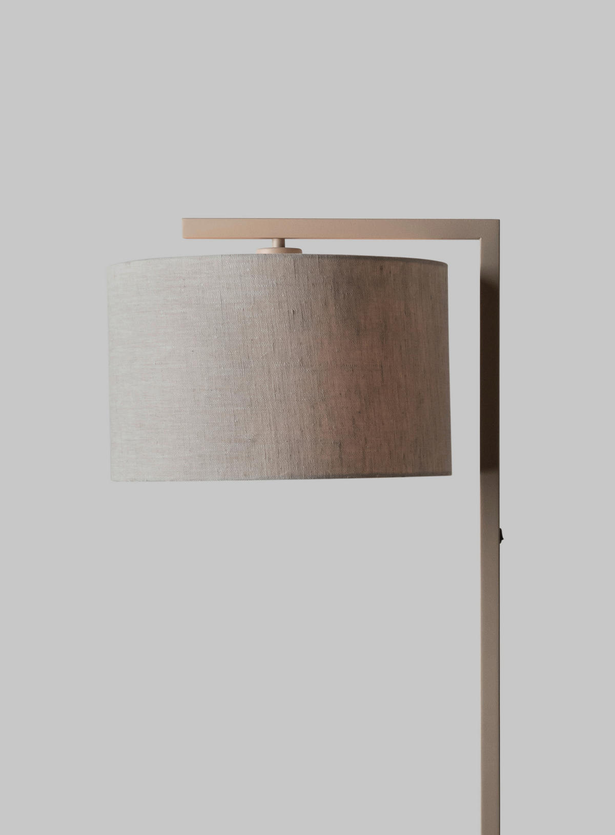 STEHLEUCHTE 30/160 cm    - Sandfarben/Beigebraun, Design, Textil/Metall (30/160cm) - It's about Romi
