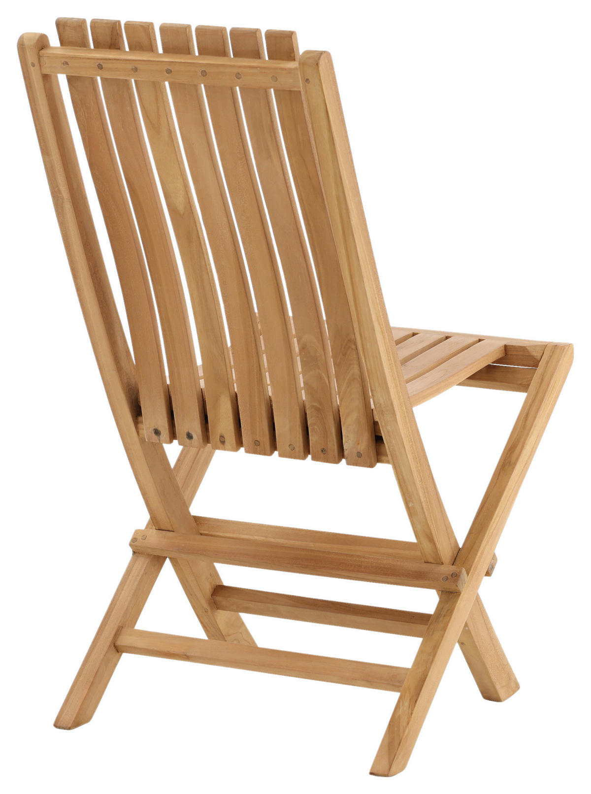 GARTENKLAPPSESSEL in Holz Teakfarben  - Teakfarben, KONVENTIONELL, Holz (43/98/47cm) - Gardenson