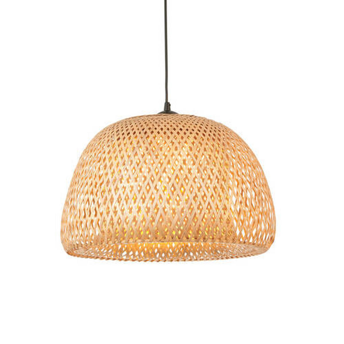HÄNGELEUCHTE 42/154 cm  - Goldfarben/Naturfarben, Natur, Holz (42/154cm) - ENDON